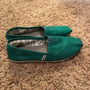 Just like new green Toms